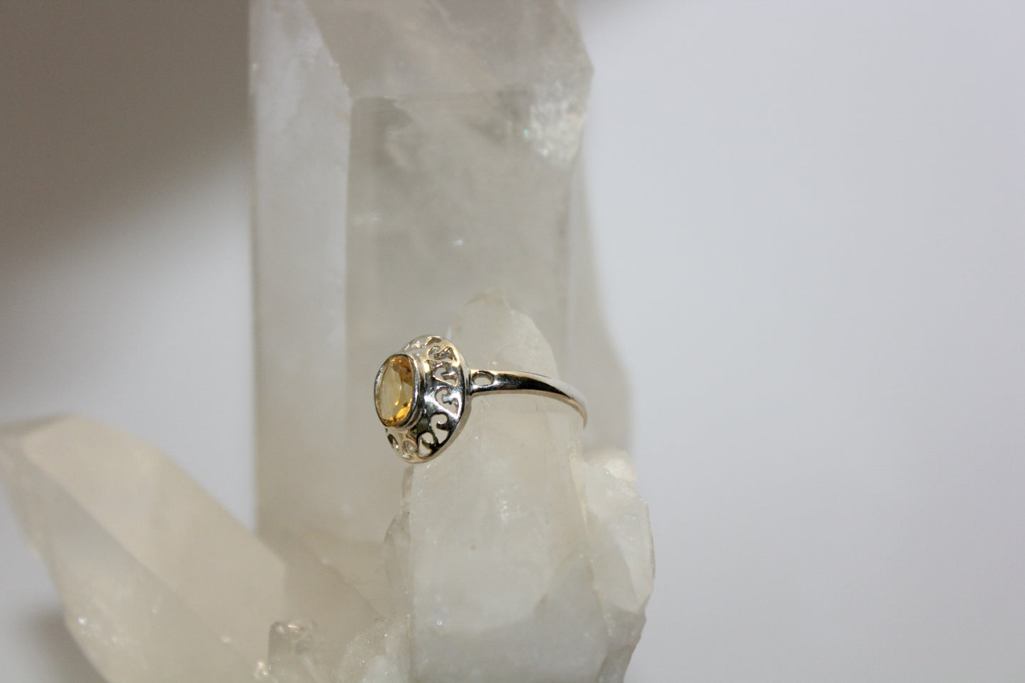 Ring - Citrine - size - 8