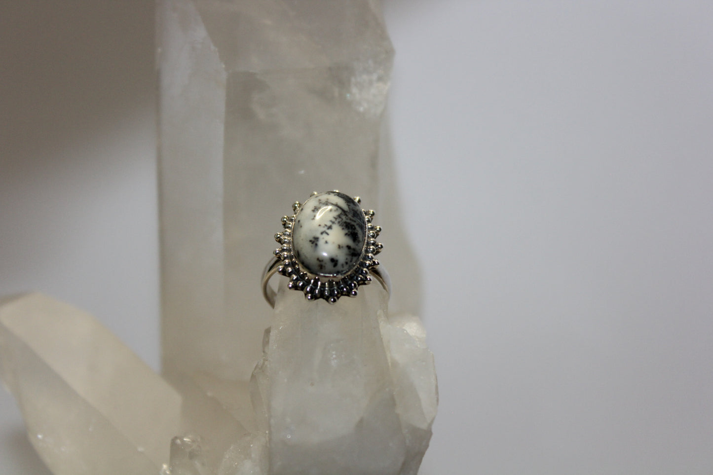 Ring - Dendritic Agate - size - 7
