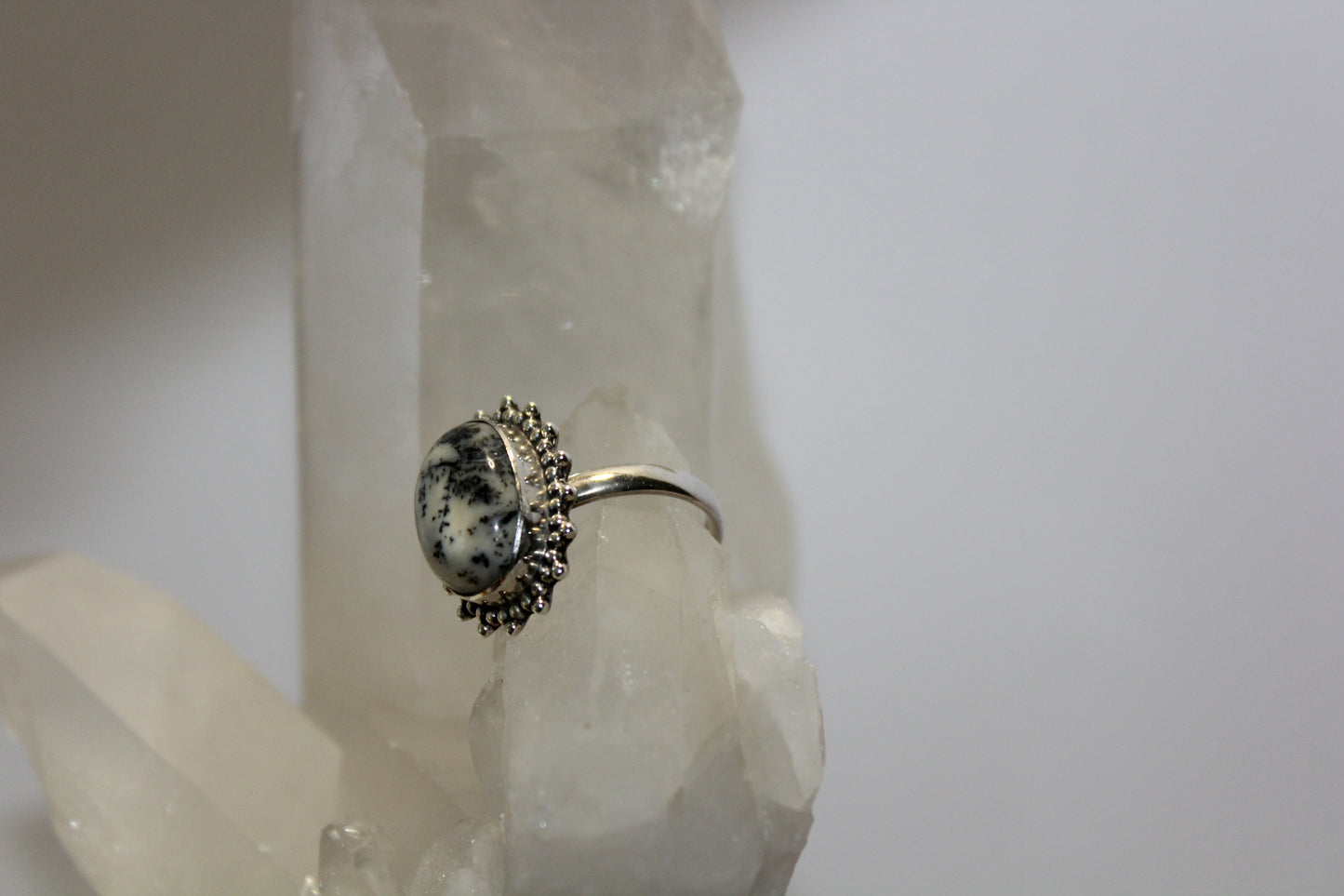 Ring - Dendritic Agate - size - 7