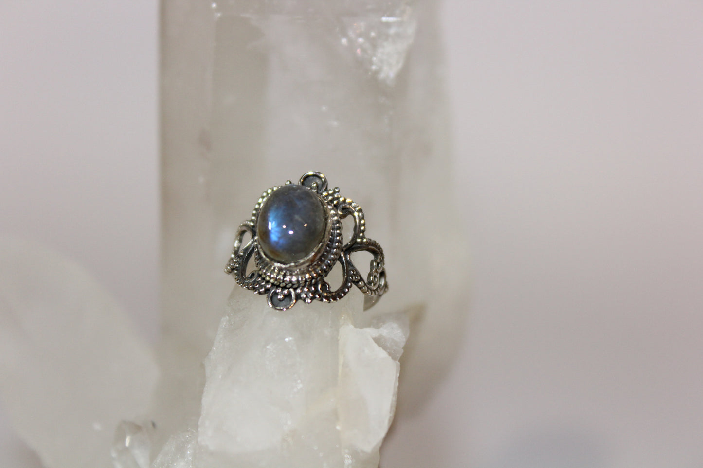 Ring - Labradorite - size - 8