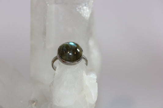 Ring - Labradorite - size - 8