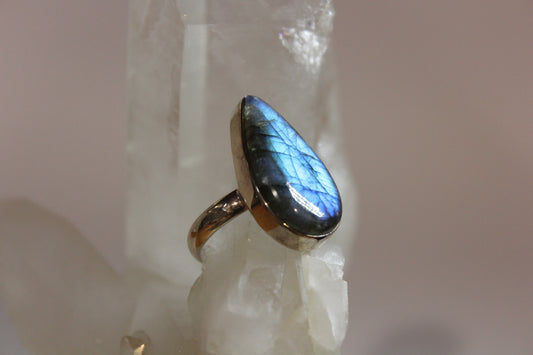 Ring - Labradorite - size - 10