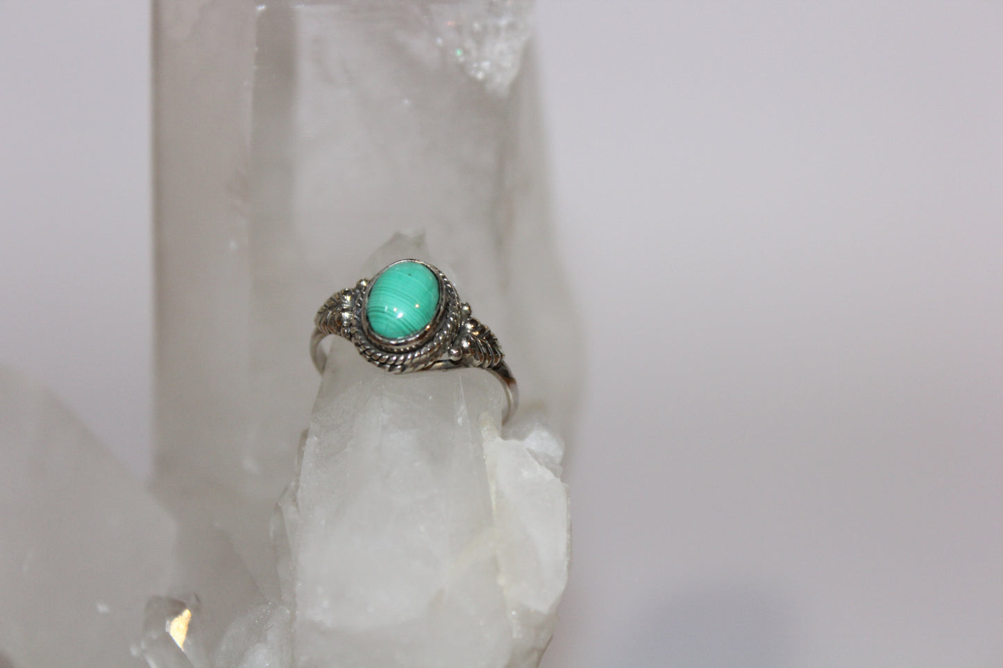 Ring - Malachite - size - 7
