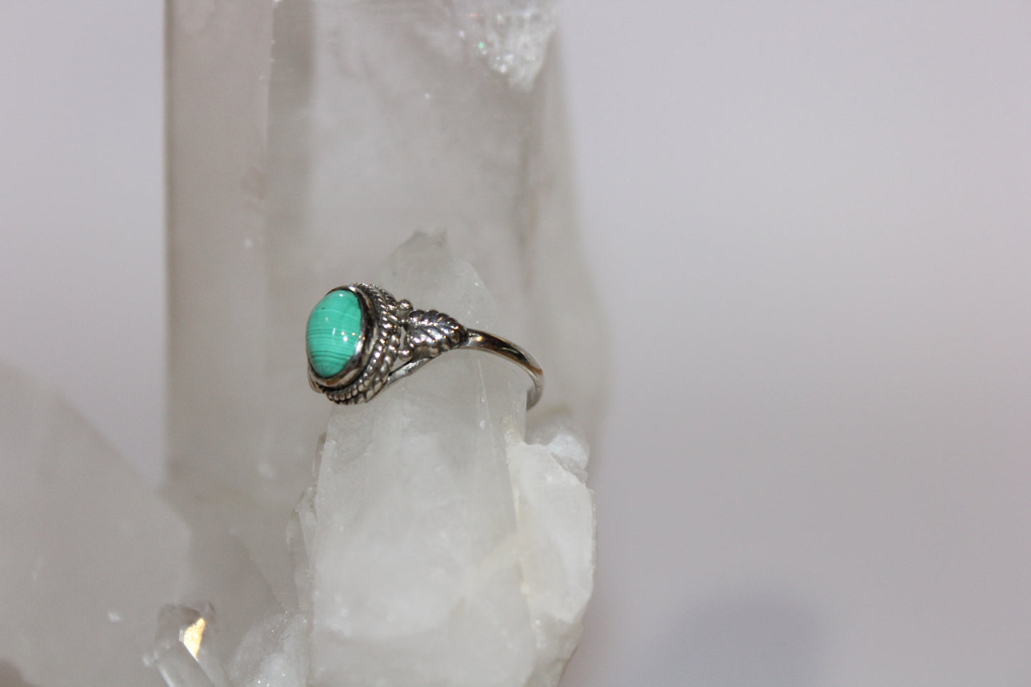 Ring - Malachite - size - 7
