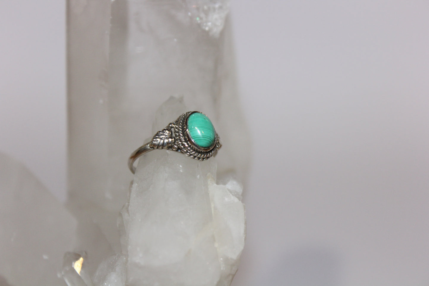 Ring - Malachite - size - 7