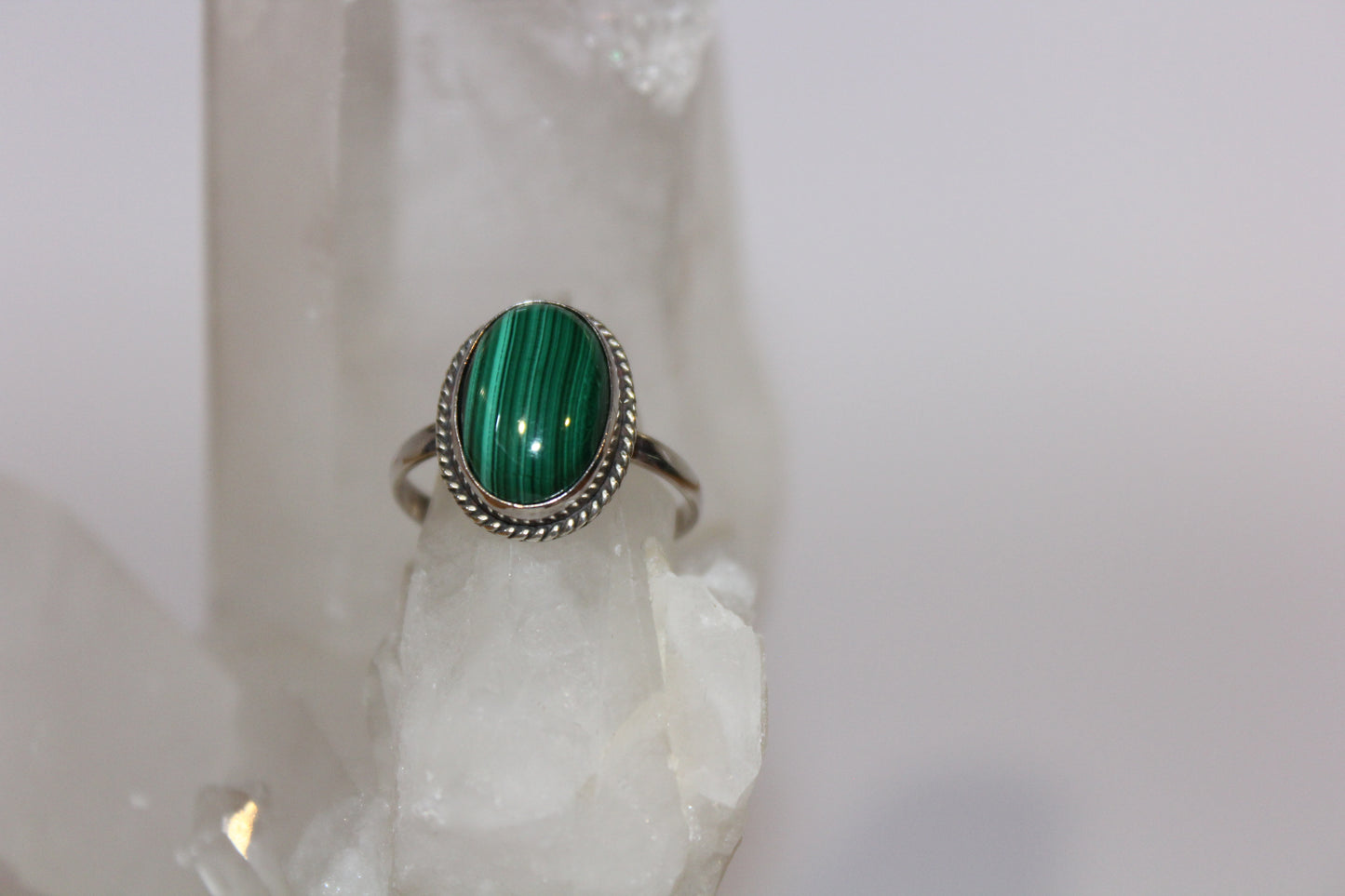Ring - Malachite - size - 9