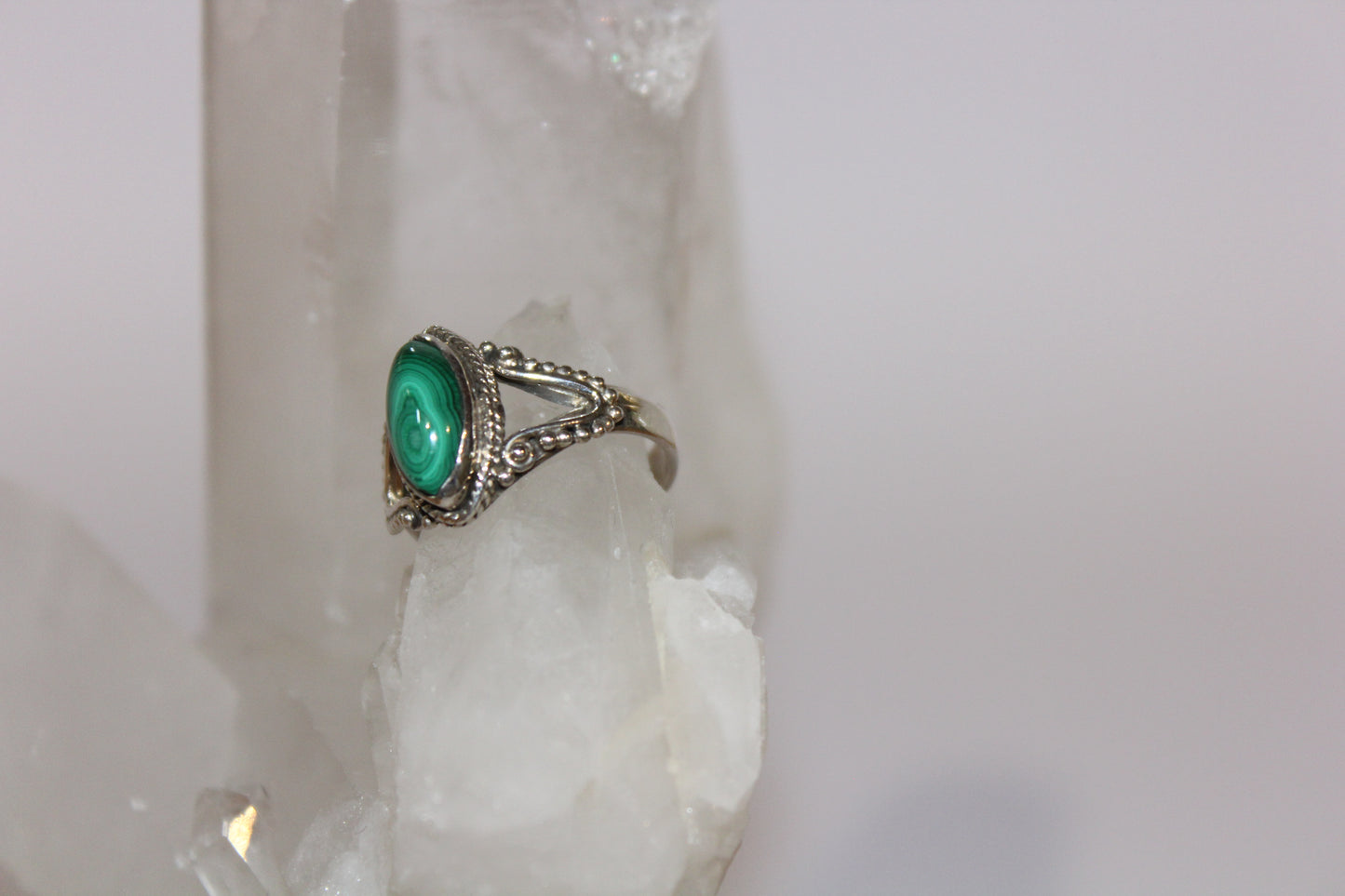 Ring - Malachite - size - 7