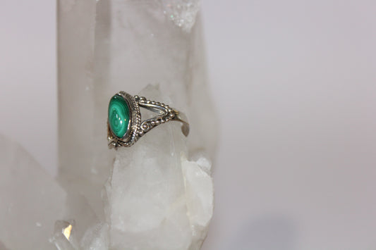 Ring - Malachite - size - 7