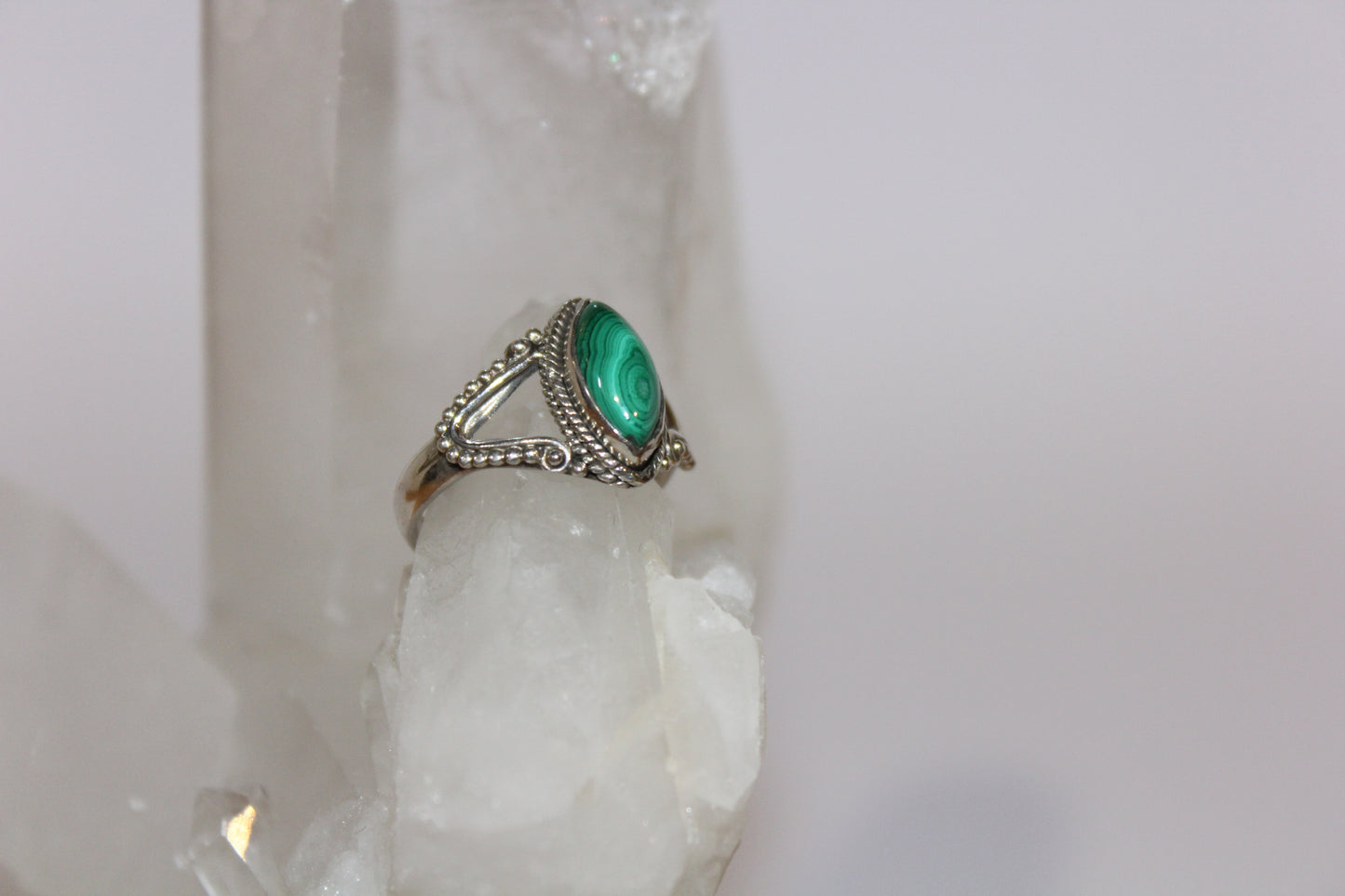 Ring - Malachite - size - 7