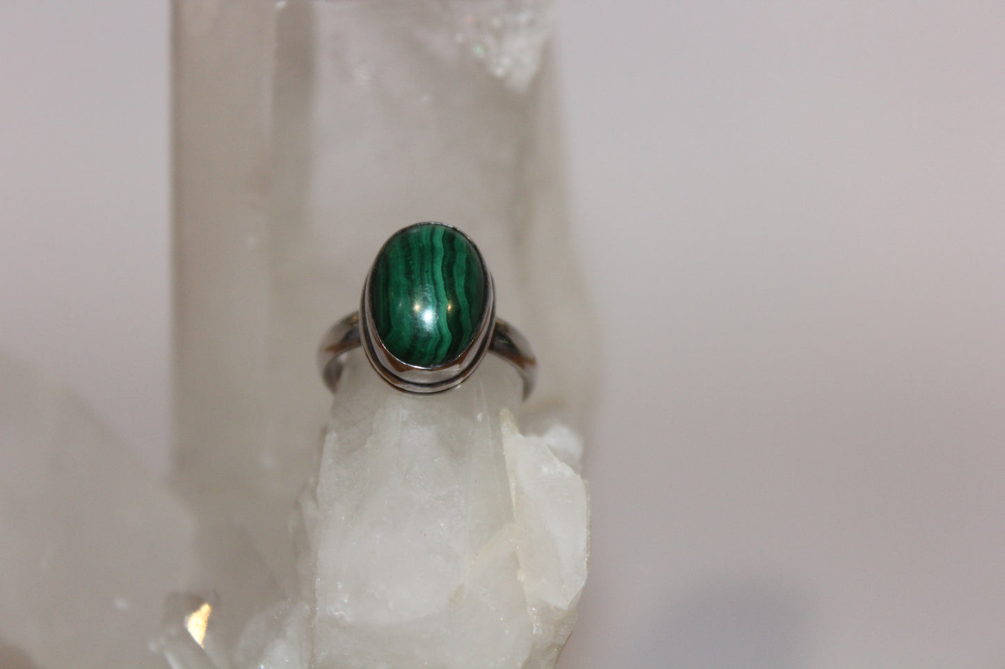 Ring - Malachite - size - 7