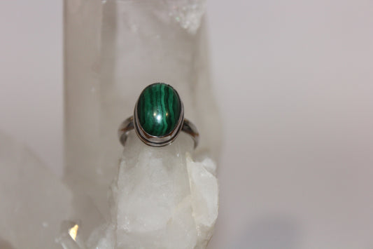 Ring - Malachite - size - 7