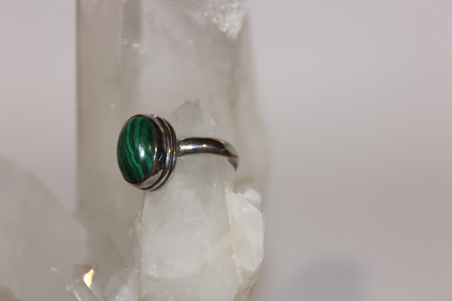 Ring - Malachite - size - 7