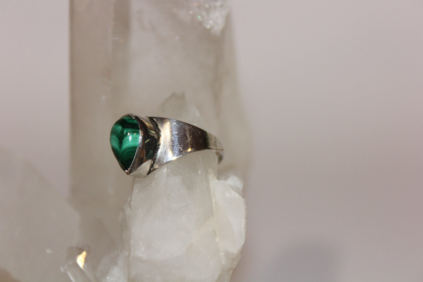 Ring - Malachite - size - 9
