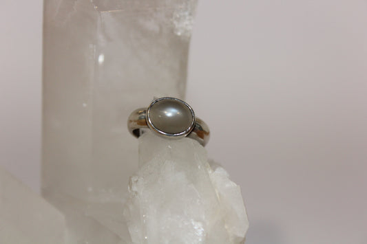 Ring - Moonstone (smoky) - size - 6