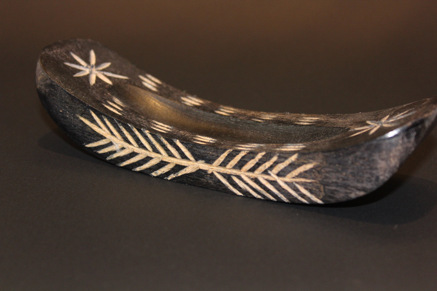 Incense Holder - Timber ash boat