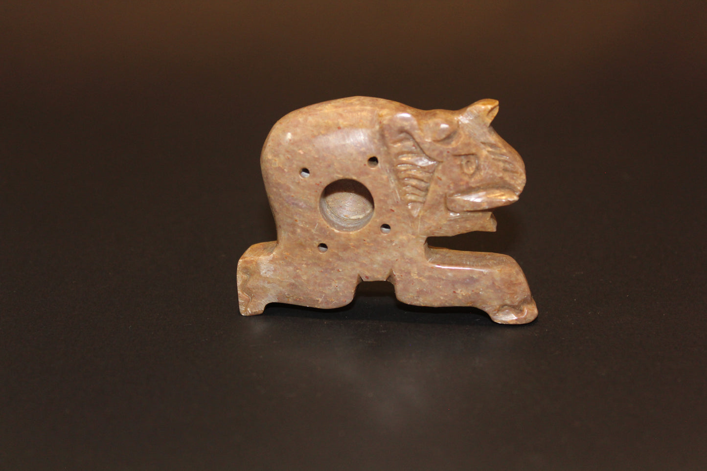 Incense Holder - Soapstone Elephant