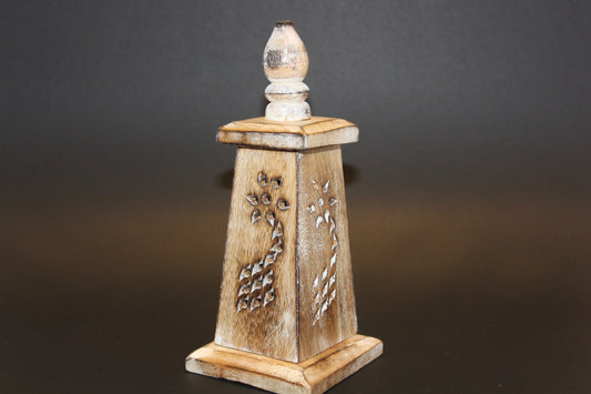 Incense Holder - Timber tower (sml)