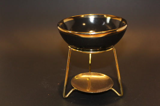Oil Burner - Ceramic with metal stand