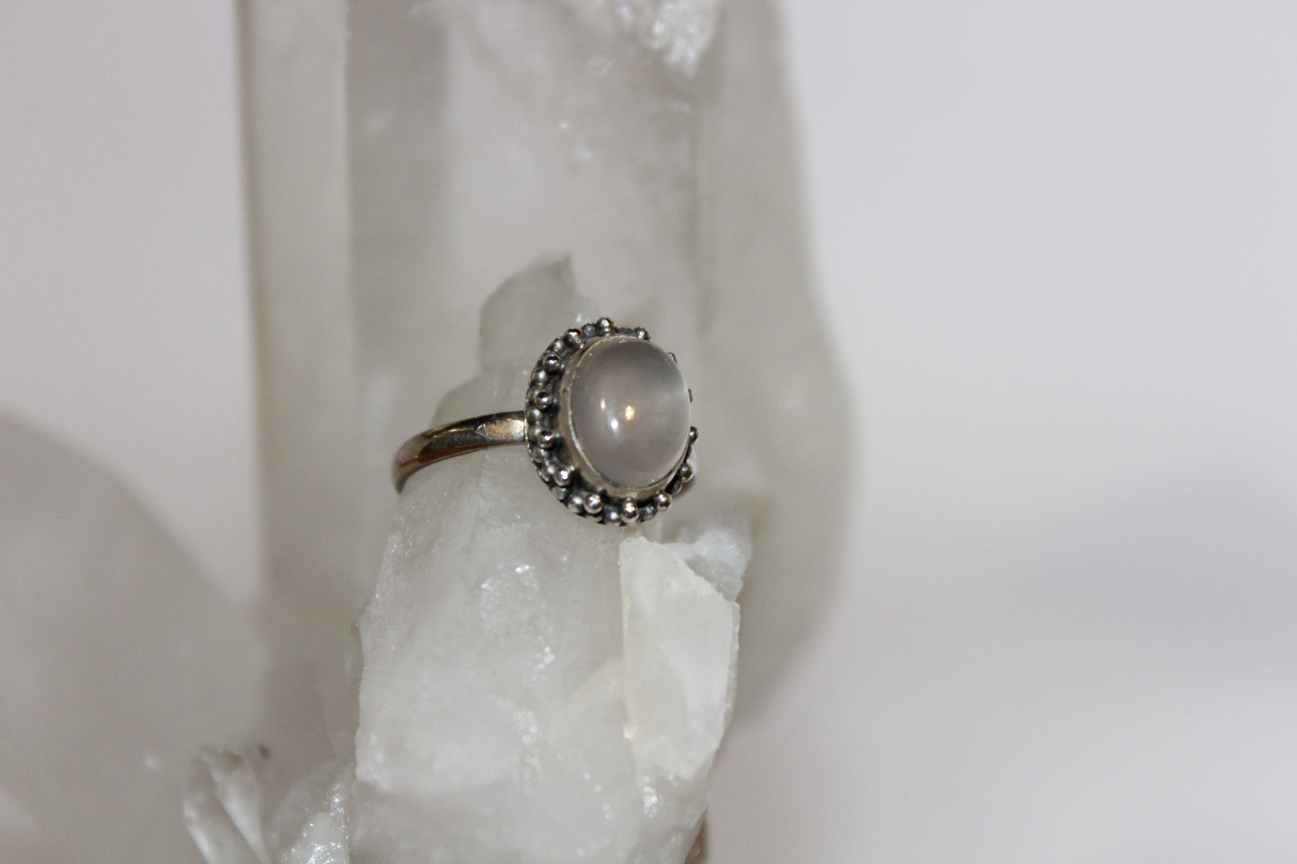 Ring - Rose Quartz - size - 8