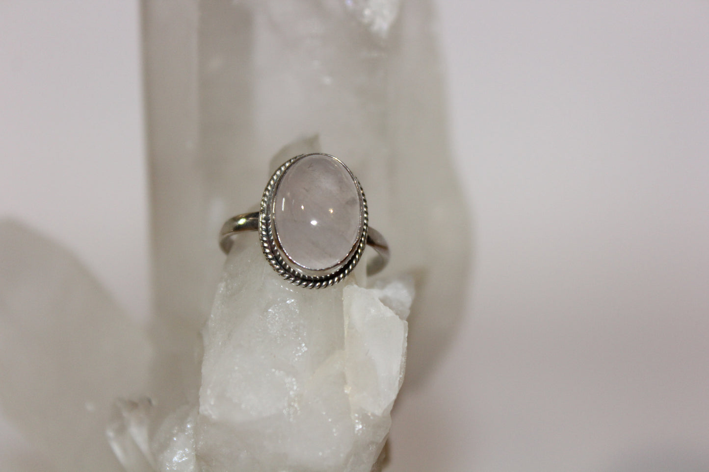 Ring - Rose Quartz - size - 9