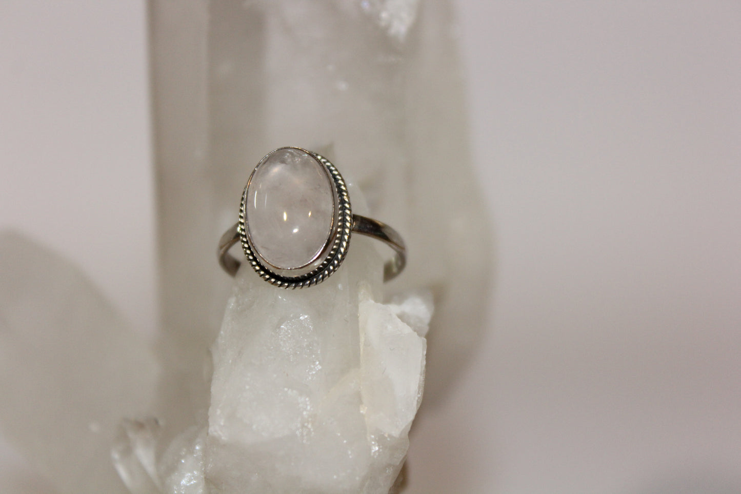 Ring - Rose Quartz - size - 9