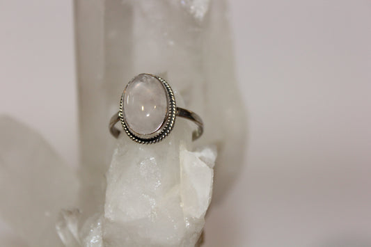 Ring - Rose Quartz - size - 9