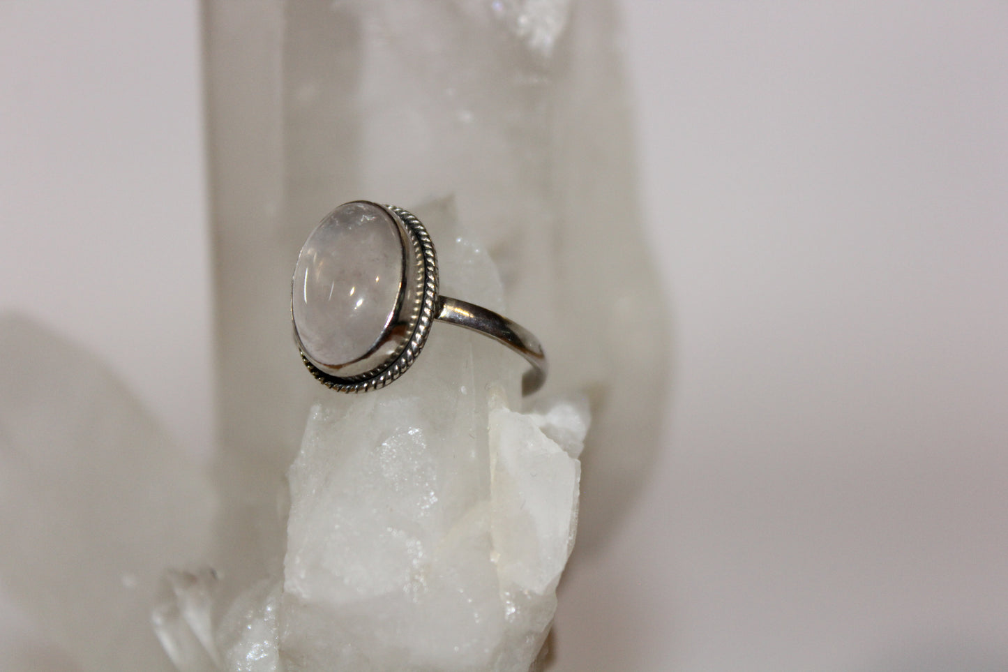 Ring - Rose Quartz - size - 9