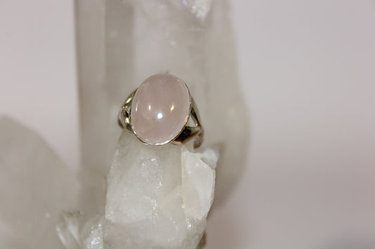 Ring - Rose Quartz - size - 9