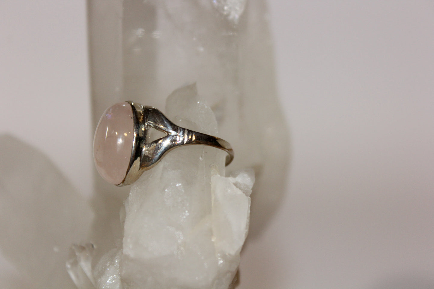 Ring - Rose Quartz - size - 9