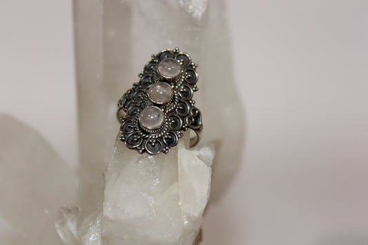 Ring - Rose Quartz - size - 9