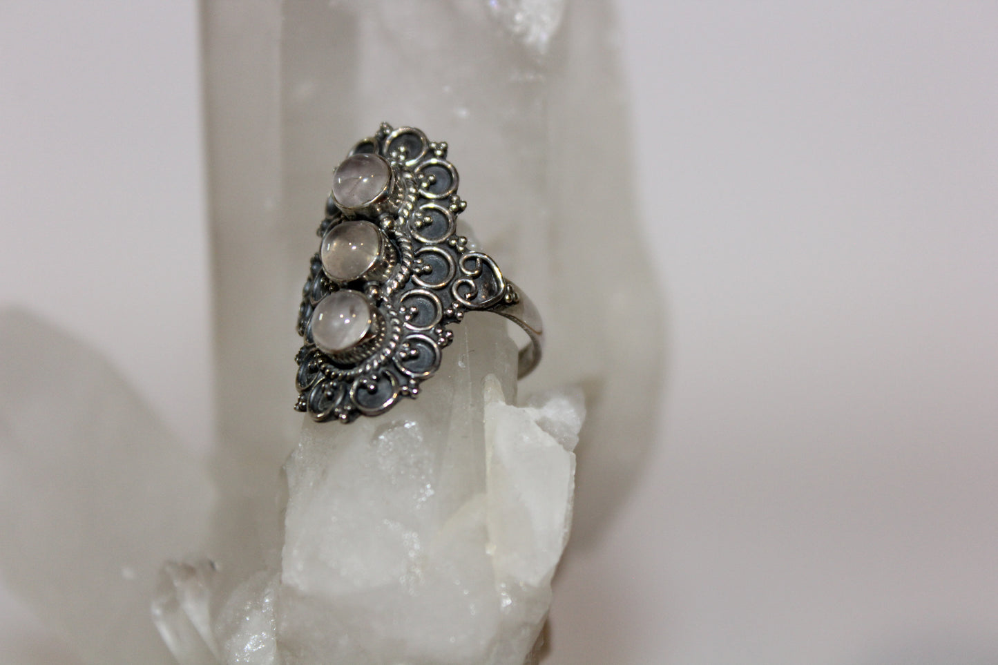 Ring - Rose Quartz - size - 9