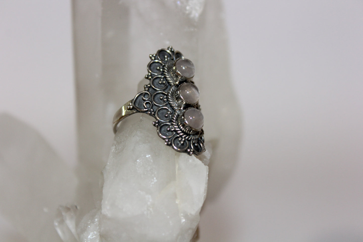 Ring - Rose Quartz - size - 9