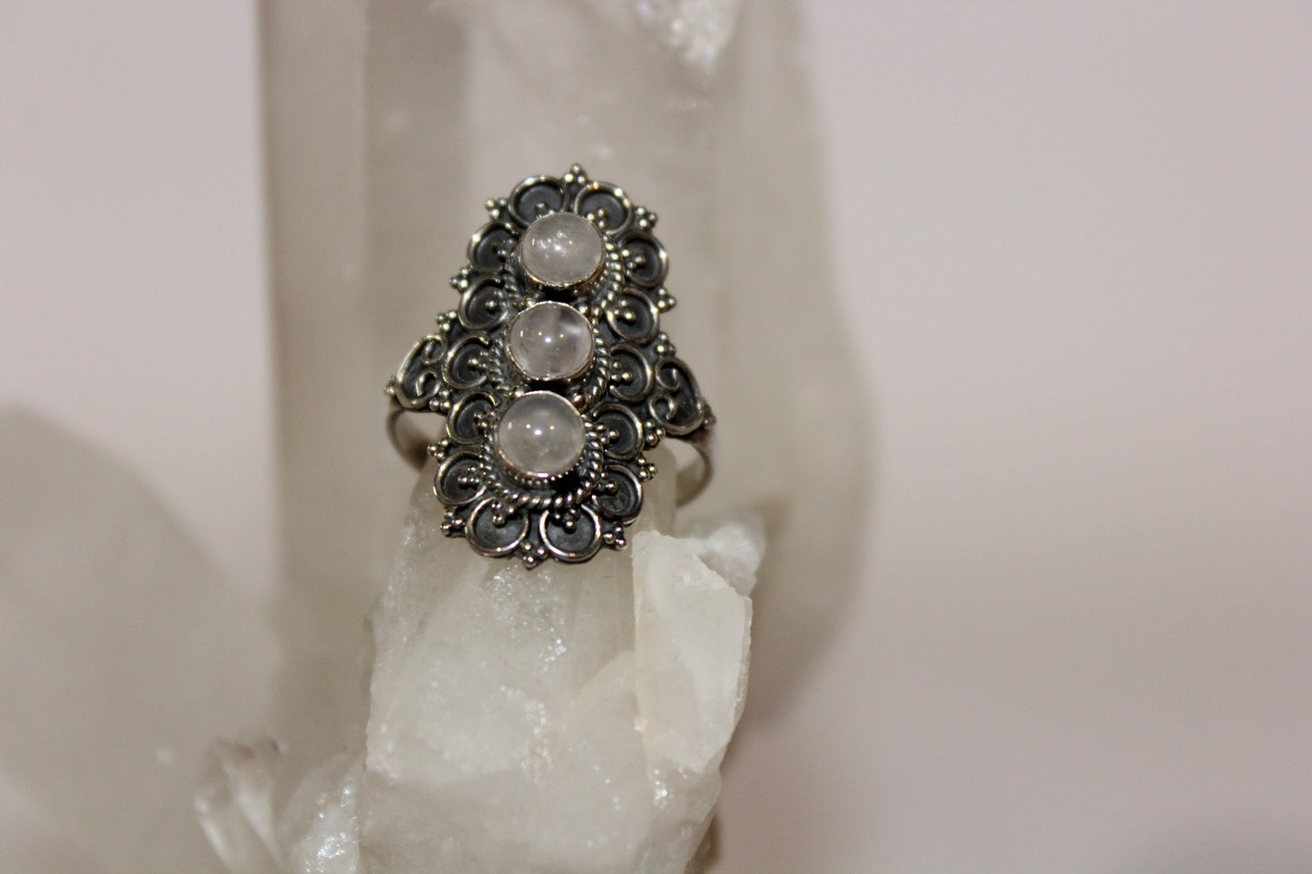 Ring - Rose Quartz - size - 10