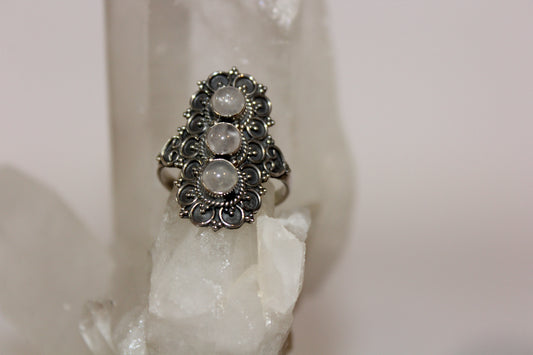 Ring - Rose Quartz - size - 10
