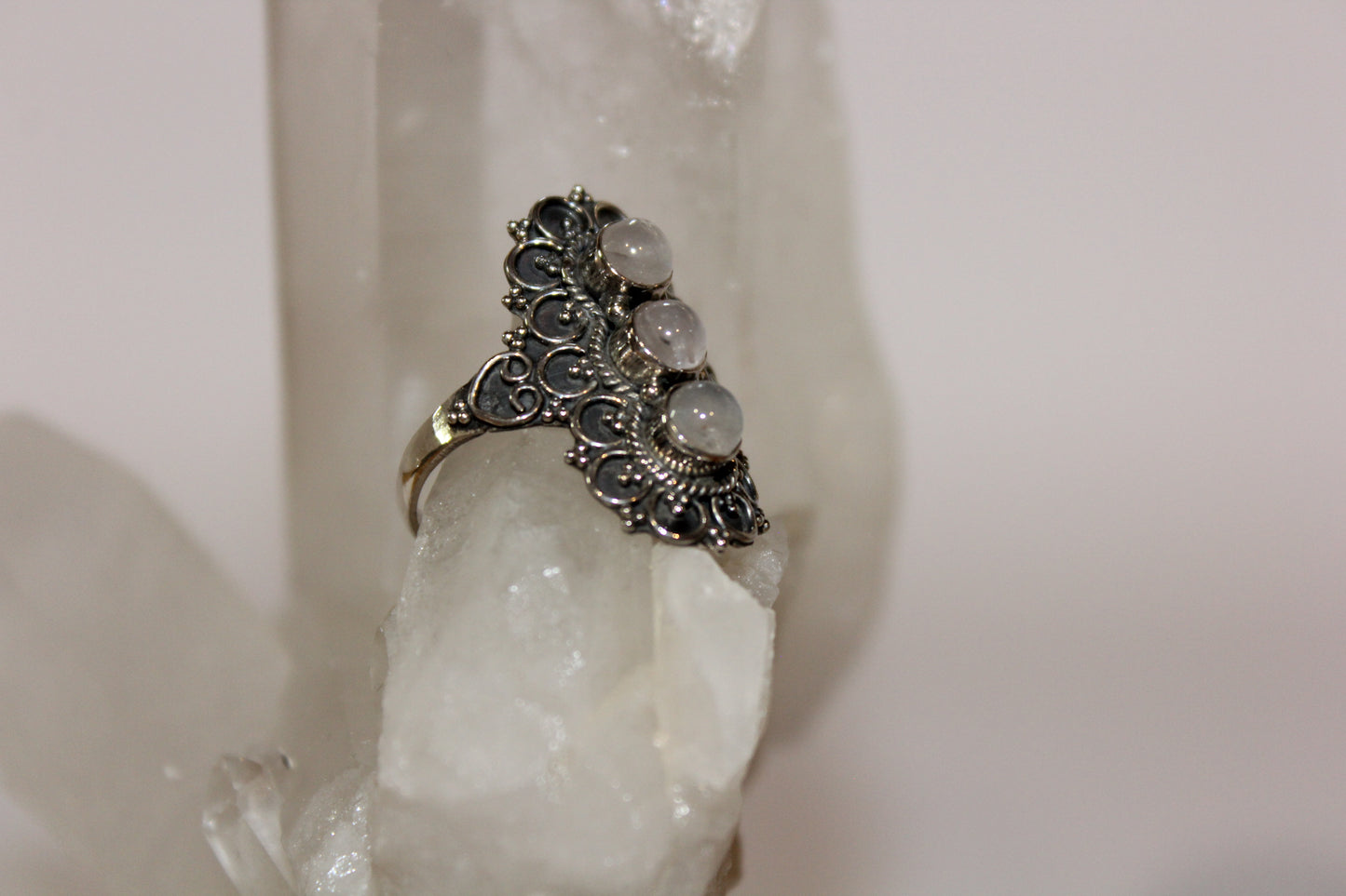Ring - Rose Quartz - size - 10