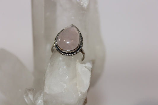Ring - Rose Quartz - size - 7