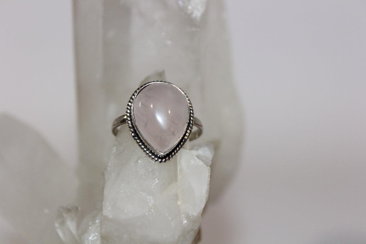 Ring - Rose Quartz - size - 10
