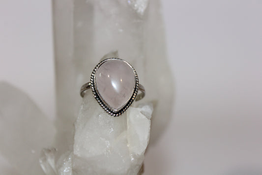 Ring - Rose Quartz - size - 10