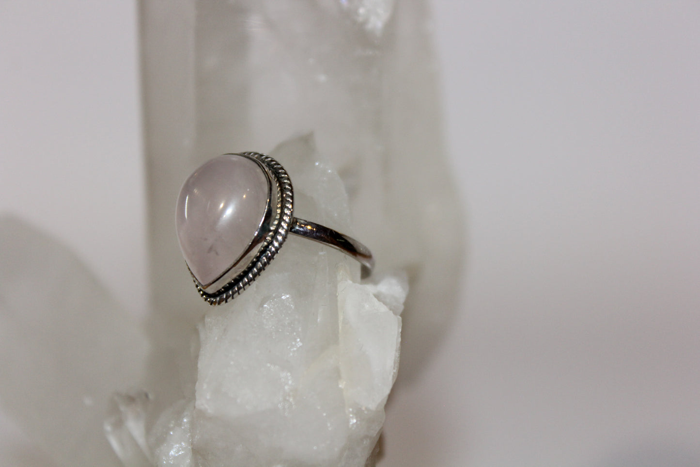 Ring - Rose Quartz - size - 10