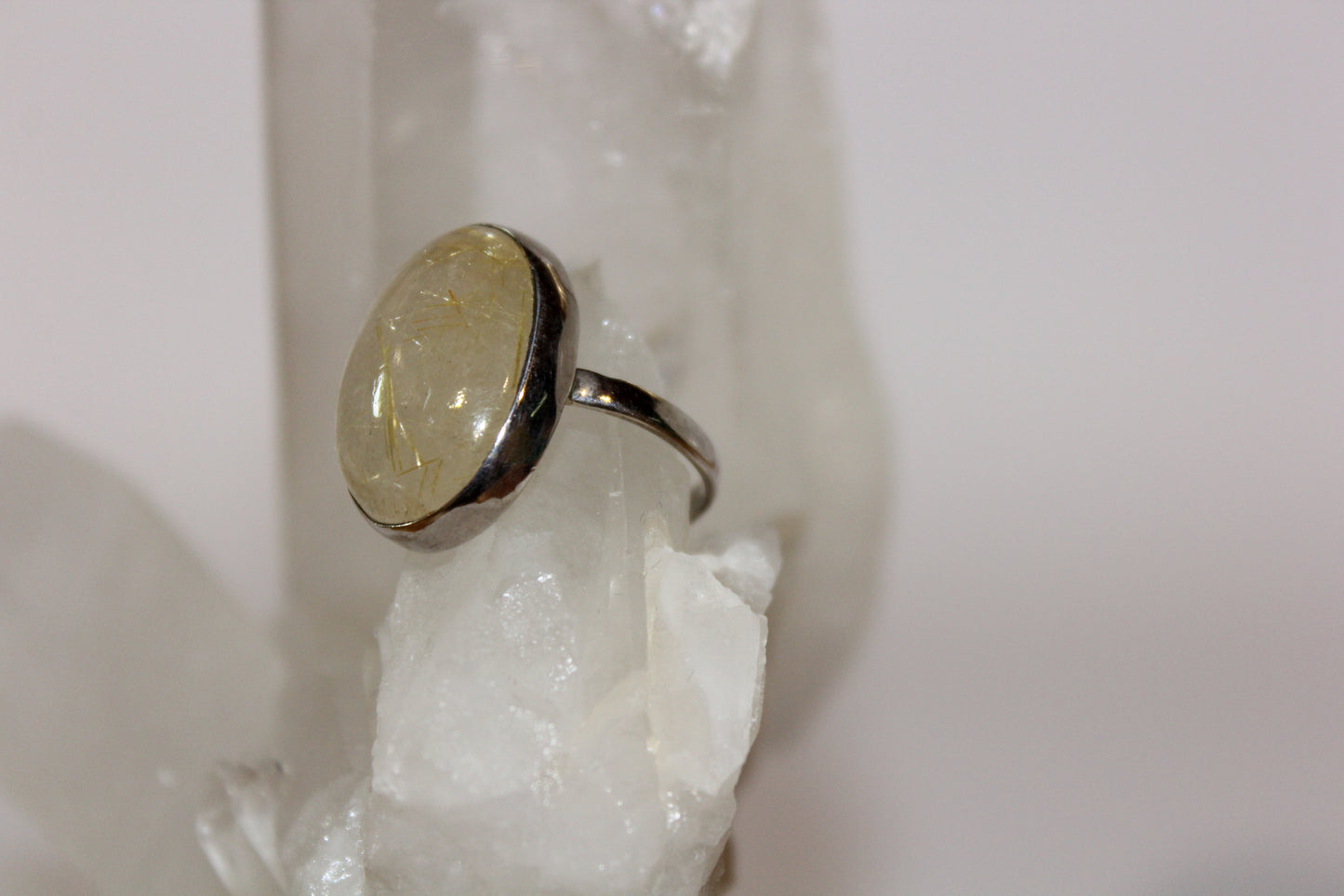 Ring - Rutilated Quartz - size - 9