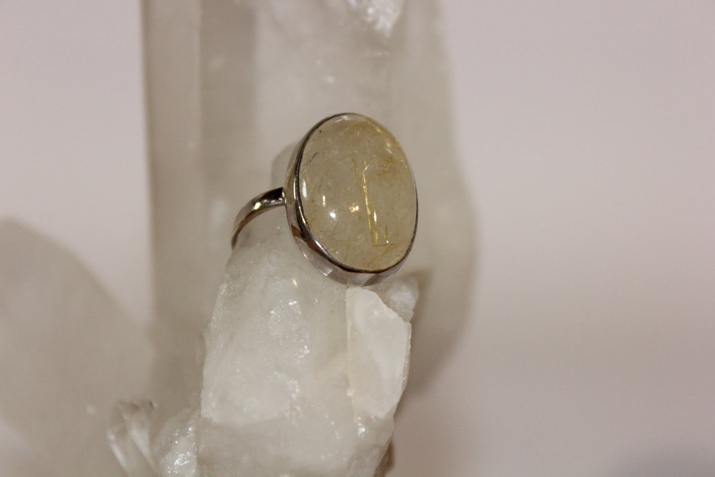 Ring - Rutilated Quartz - size - 9