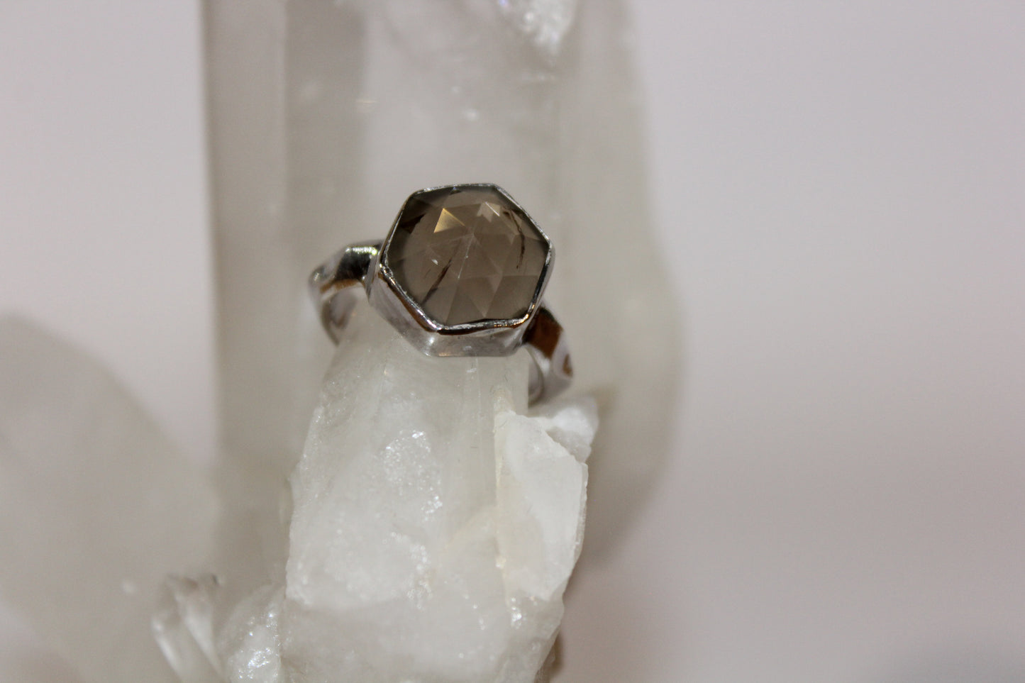 Ring - Smoky Quartz - size - 8