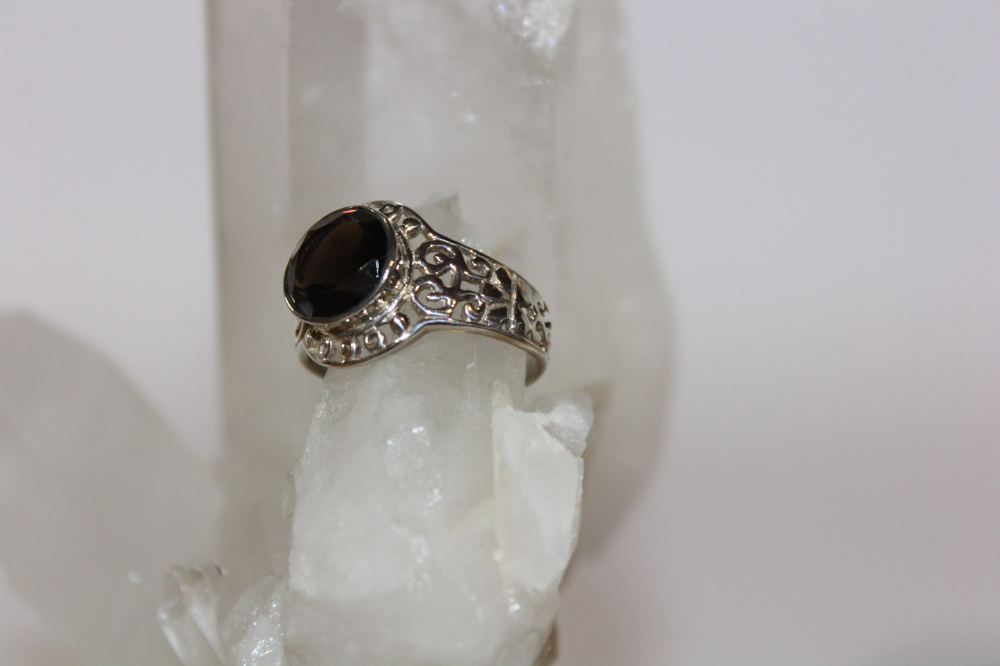Ring - Smoky Quartz - size - 9