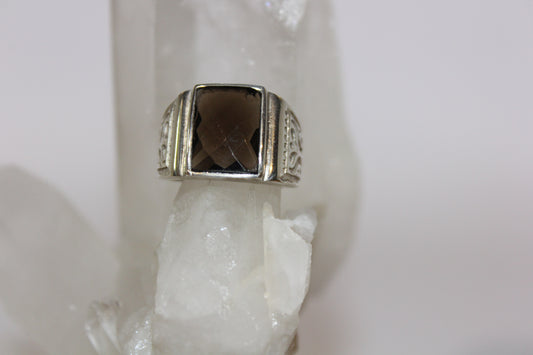 Ring - Smoky Quartz - size - 8