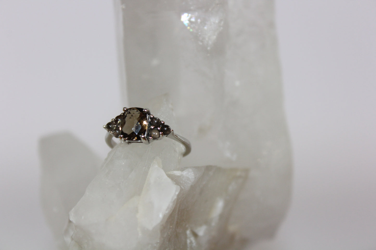 Ring - Smoky Quartz - size - 8
