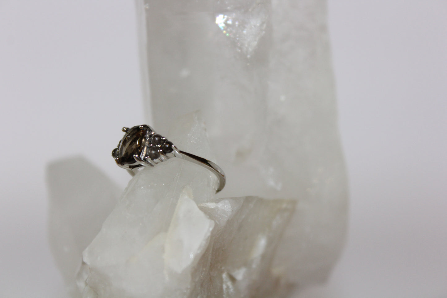 Ring - Smoky Quartz - size - 8