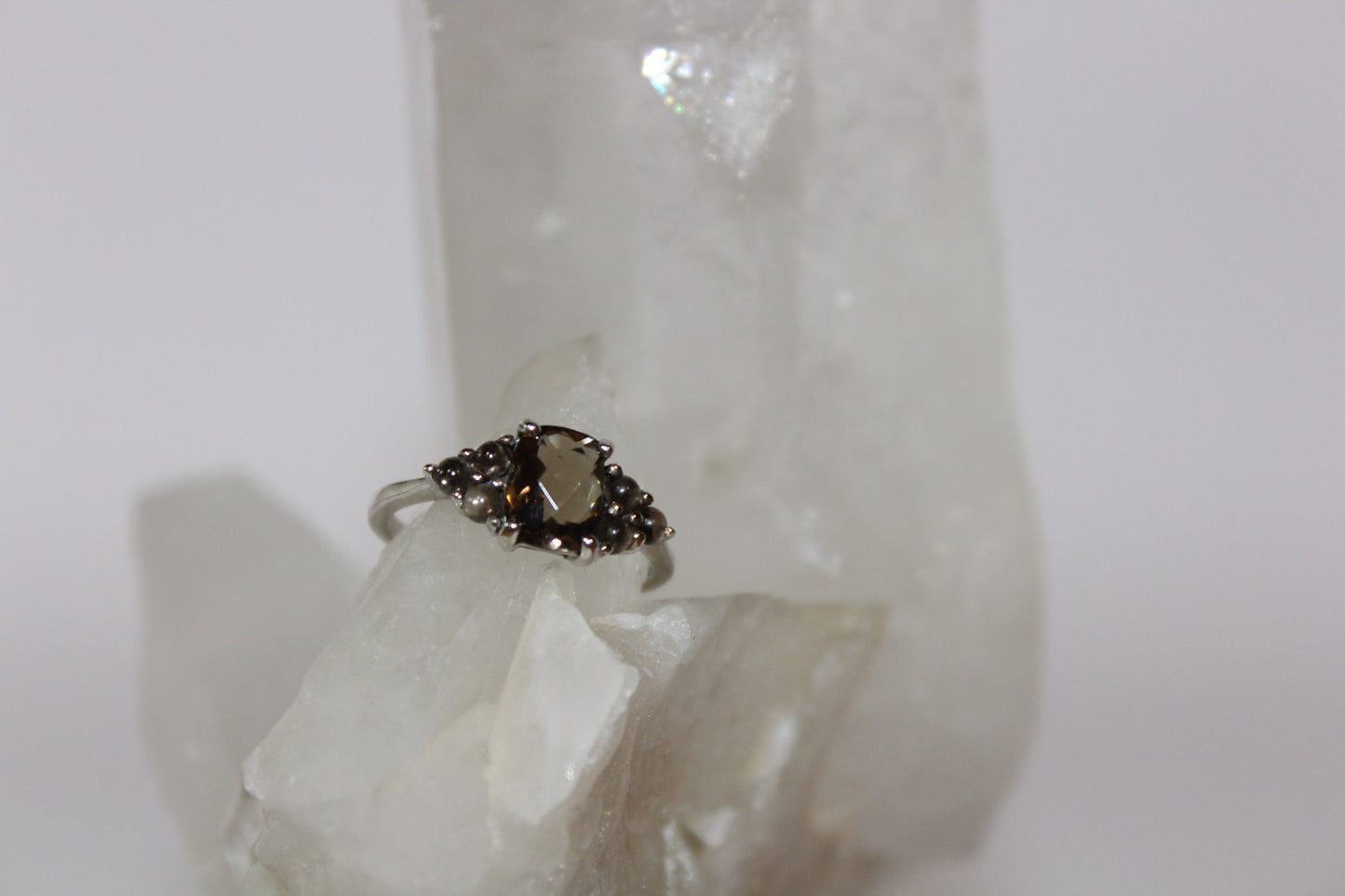 Ring - Smoky Quartz - size - 8