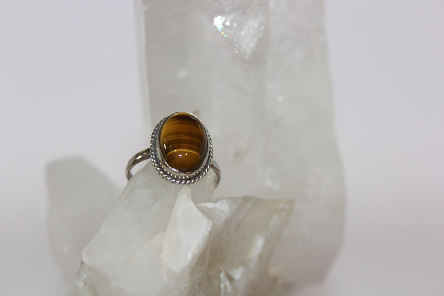Ring - Tiger Eye - size - 8