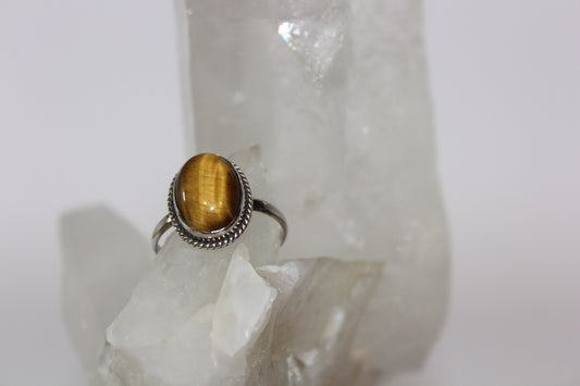 Ring - Tiger Eye - size - 10