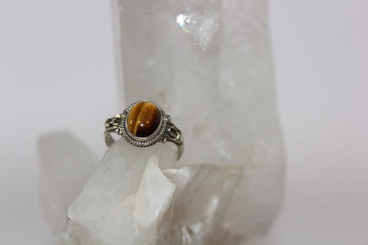 Ring - Tiger Eye - size - 8